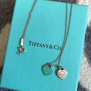 Tiffany & Co. Mini Double Heart Tag Pendant